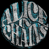 Alice In Chains Circle Text Ladies Graphic Tank Top - Classic Rock Music Clothing - Vintage Concert Lover Gift Idea