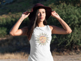 Alice In Chains Sun Ladies Graphic Tank Top - Classic Rock Music Clothing - Vintage Concert Lover Gift Idea