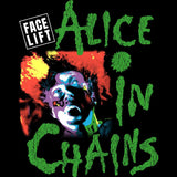 Alice In Chains Facelift Tour 91 2-Sided Graphic T-Shirt - Classic Rock Music Clothing - Vintage Concert Lover Gift Idea