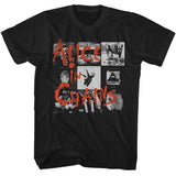 Alice In Chains Multiple Album Covers Graphic T-Shirt - Classic Rock Music Clothing - Vintage Concert Lover Gift Idea