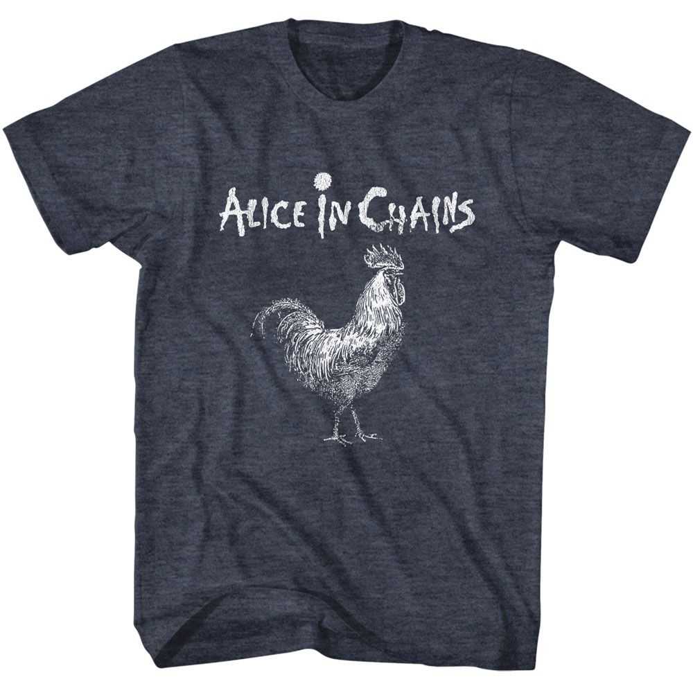 Alice In Chains Rooster Adult Graphic T-Shirt - Classic Rock Music Clothing - Vintage Concert Lover Gift Idea