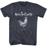 Alice In Chains Rooster Adult Graphic T-Shirt - Classic Rock Music Clothing - Vintage Concert Lover Gift Idea
