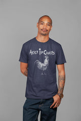 Alice In Chains Rooster Adult Graphic T-Shirt - Classic Rock Music Clothing - Vintage Concert Lover Gift Idea