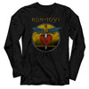 Bon Jovi BAD NAME Black Adult Long Sleeve Shirt – Official Rock Band Graphic Apparel for Fans