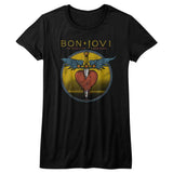 Bon Jovi BAD NAME Adult Black T-Shirt – Short Sleeve Official Music Merchandise for Rock Fans