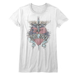 Bon Jovi PIERCED White Adult T-Shirt – Official Band Merchandise for Rock Music Fans