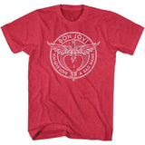 Bon Jovi You Give Love a Bad Name Adult T-Shirt – Classic Rock Band Graphic Tee