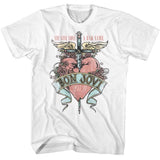 Bon Jovi You Give Love A Bad Name Graphic T-Shirt - Rock Band Tee