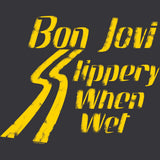 Bon Jovi Slippery When Wet Adult T-Shirt – Classic Rock Band Graphic Tee