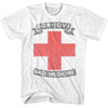 Bon Jovi Bad Medicine Red Cross Graphic T-Shirt - Rock Band Tee