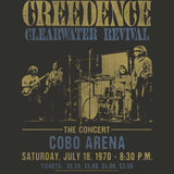 Creedence Clearwater RevivCreedence Clearwater Revival Cobo Arena Graphic T-Shirt - Classic Rock Music Clothing - Vintage Concert Lover Gift Ideaal - COBO ARENA Adult Shirt