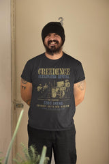 Creedence Clearwater RevivCreedence Clearwater Revival Cobo Arena Graphic T-Shirt - Classic Rock Music Clothing - Vintage Concert Lover Gift Ideaal - COBO ARENA Adult Shirt