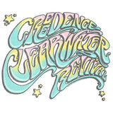 Creedence Clearwater Revival CCR Colorful Wave Graphic T-Shirt - Classic Rock Music Clothing - Vintage Concert Lover Gift Idea