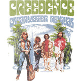 Creedence Clearwater Revival CCR Cool Water Flows Graphic T-Shirt - Classic Rock Music Clothing - Vintage Concert Lover Gift Idea