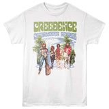 Creedence Clearwater Revival CCR Cool Water Flows Graphic T-Shirt - Classic Rock Music Clothing - Vintage Concert Lover Gift Idea