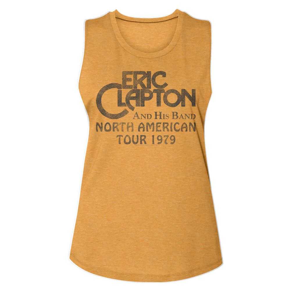 Eric Clapton N. American 79 Women Tank Top - Legendary Concert Apparel - Nostalgic Music Lover Gift