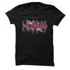 Def Leppard Brit Ish British Flag Union Jack Graphic Vintage Rock Tee Unisex Flawless Match Men Women