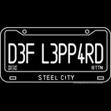 Def Leppard Vintage License Plate Graphic Official Rock Concert Tee Unisex Retro Rider Vibe Men Women
