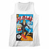Def Leppard Comic Book Cover Art Graphic 1987 Vintage Rock Concert Tee Unisex Iconic Pop Art Vibe Woman Tank Top