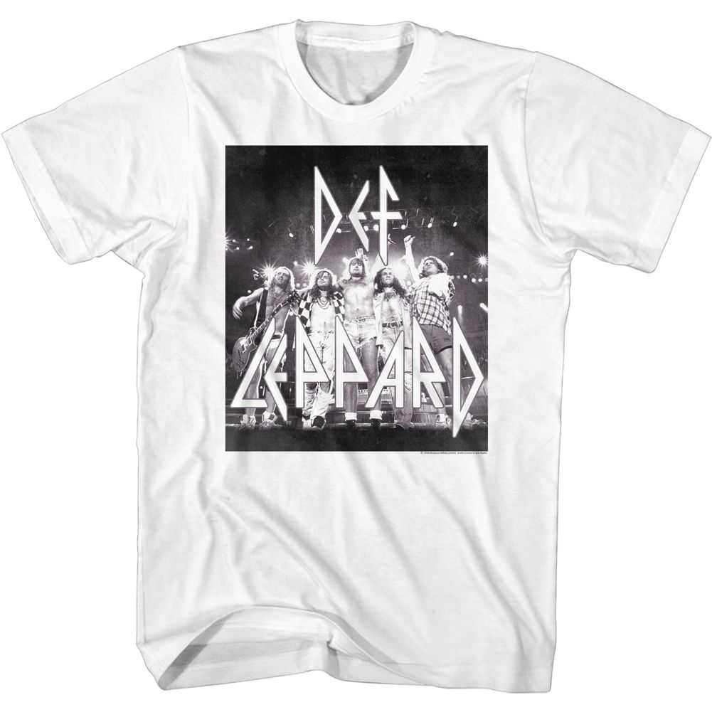 Def Leppard Finale Box Adult T-Shirt, Classic 80s Hard Rock Band Graphic Tee, Retro Concert Music Fan Apparel