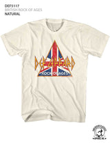 Def Leppard British Flag Rock Of Ages Song Graphic Vintage Concert Tee Unisex Classic Anthem Vibe Men Women