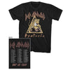 Def Leppard Hysteria 1987 Front Back 2-Sided Graphic Tour Concert Tee Unisex Standout Look Men Women