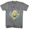 Def Leppard Pastel Leopard 2 Triangle Logo Graphic Vintage Rock T-Shirt Unisex Trendy Street Vibe Men Women