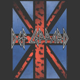 Def Leppard Leopard Union Jack Flag Graphic T-Shirt - Band Tee