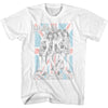 Def Leppard Pyromania Flag Graphic T-Shirt - Official 1983 Band Tee