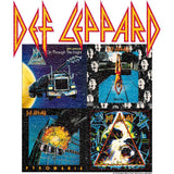 Def Leppard 80s Album Graphic T-Shirt - Official 1980s Rock Band Tee