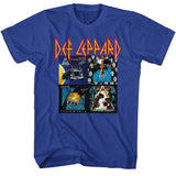 Def Leppard Classic Logo Graphic T-Shirt - Official Hard Rock Band Tee