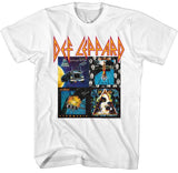 Def Leppard 80s Album Graphic T-Shirt - Official 1980s Rock Band Tee