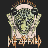 Def Leppard Let's Get Rocked Graphic Woman Tank Top - Lightning Bolt Band Tee