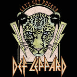Def Leppard Let's Get Rocked Lightning Youth Graphic T-Shirt - Vintage Rock Band Merch - Kids Concert Fan Gift