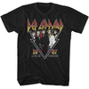 Def Leppard 1987 Live in Concert Adult T-Shirt, Classic 80s Hard Rock Band Graphic Tee, Retro Music Fan Apparel