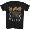 Def Leppard High 'n' Dry Leopard Band Heads Graphic Vintage Rock T-Shirt Retro Tee Unisex