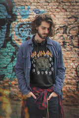 Def Leppard High 'n' Dry Leopard Band Heads Graphic Vintage Rock T-Shirt Retro Tee Unisex