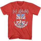 Def Leppard High 'n' Dry Diver Union Jack Flag Graphic Rock T-Shirt Merch Unisex Adults Men Women