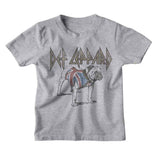 Def Leppard Bulldog Kids Graphic Tee - Retro 80s Heavy Metal Concert Apparel - Youth Music Fan Gift