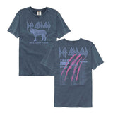 Def Leppard Hysteria 1987 Tour 2-Sided Front Back Graphic Concert Tee Unisex Standard Fit Men Women