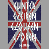 Def Leppard Rock of Ages Gunter Glieben Graphic T-Shirt - Two-Sided Band Tee