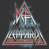 Def Leppard Lightning Triangle Graphic T-Shirt - Official Hard Rock Band Tee