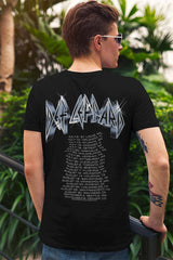 Def Leppard Summer Stadium Tour Graphic T-Shirt - Official Two-Sided Band Tee