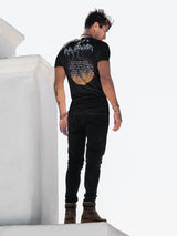 Def Leppard SNAKE HOLD Black Adult T-Shirt – Snake Graphic Classic Rock Music Band Tee