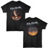 Def Leppard SNAKE HOLD Black Adult T-Shirt – Snake Graphic Classic Rock Music Band Tee