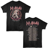 Def Leppard 1983 USA Tour Graphic T-Shirt - Official Two-Sided Band Tee