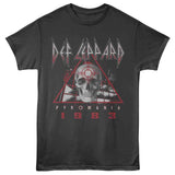 Def Leppard Pyro Skull Vintage Band Tee - Unisex 80s Hard Rock Graphic Shirt