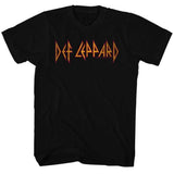 Def Leppard Band Logo Graphic T-Shirt - Official Hard Rock Band Tee