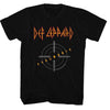 Def Leppard PYROMANIA Adult Black T-Shirt – Classic Rock Album Graphic Tee, Official Band Merchandise