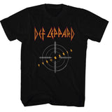 Def Leppard PYROMANIA Adult Black T-Shirt – Classic Rock Album Graphic Tee, Official Band Merchandise